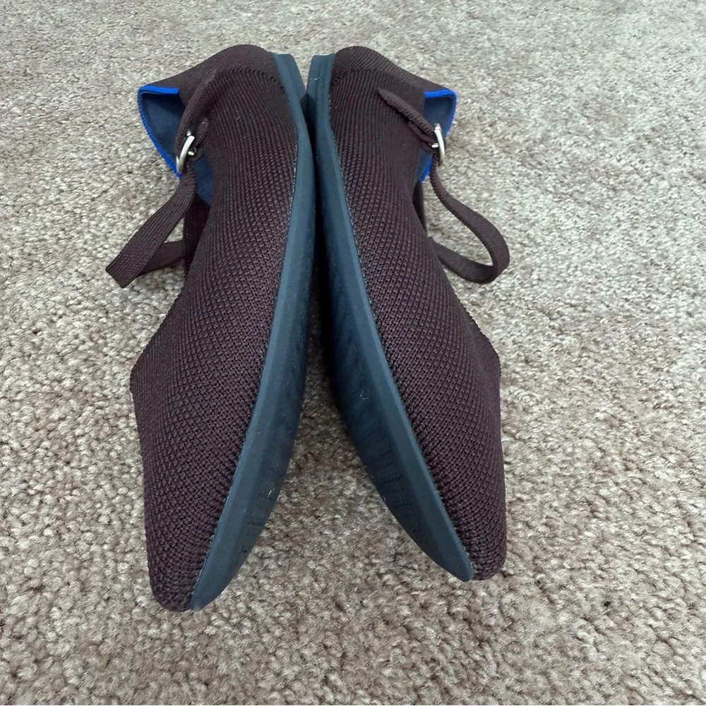 “Like new” Rothy's Brown Pointed Toe Flats Mary Jane - Picture 6 of 12